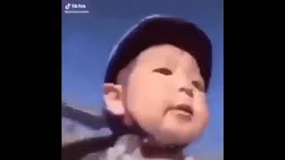 Asian kid falls off his bike meme [upl. by Eelek]