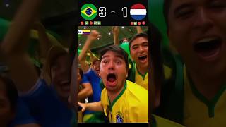 Brazil vs Netherlands  World cup qualified 2032🔥🔥 Highlight plantik short HD goal [upl. by Enahpad]