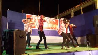 Saraswati Puja dance BBCBlue boys crew [upl. by Eimmas]