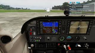 Let Me XPlane 12 Improved ATC Experience AirFoilLabs Cessna C172 Glass Cockpit Flown By A Roookey [upl. by Eppillihp]