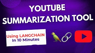 StepbyStep YouTube Video Summarization with Langchain amp OpenAI LLMs [upl. by Ares759]