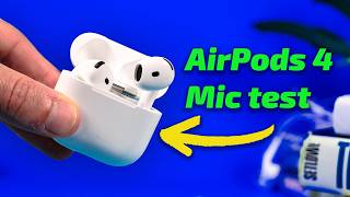 AirPods 4 mic test vs older AirPods and popular headphones mini review [upl. by Kwapong]