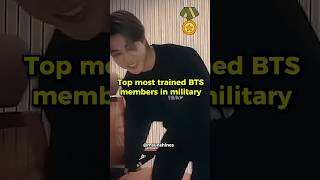 BTS Members Who Excelled in Military Training bts btsmilitary shorts [upl. by Edia]