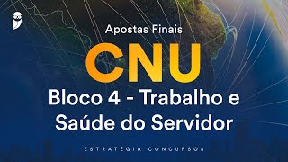 Apostas Finais CNU – Bloco 4 Atores no mercado de trabalho  Prof Amanda Aires [upl. by Kristo]