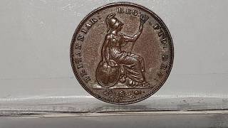 UK 1839 Farthing Coin [upl. by Stucker163]