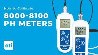 How to Calibrate the 8000 amp 8100 PH Meters [upl. by Weinrich696]