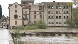 Inondations dans lYonne pic de crue attendu à BrienonsurArmançon  AFP [upl. by Aidualk]