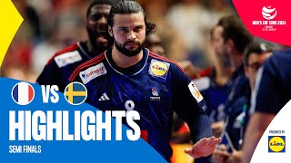 CLUTCHEST GOAL EVER 🫨  France vs Sweden  Highlights  Mens EHF EURO 2024 [upl. by Anaeco]