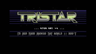 Tristar  Tristar Intro Stars  C64 Crack Intro [upl. by Nahgam]