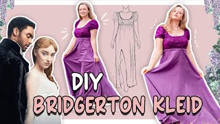 BRIDGERTON inspiriertes Kleid selber nähen  DIY Regency [upl. by Mcginnis]