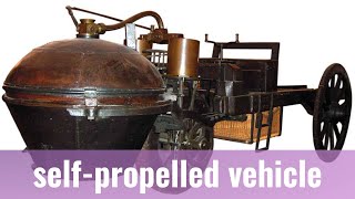 French Army built the worlds first experimental selfpropelled vehicle in 1769 [upl. by Odraccir]