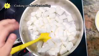 Easy Nougat Recipe  Happiness Candy [upl. by Rotow]