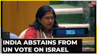 India Refuses To Back Un General Assembly Vote On Gaza Ceasefire Explains Why [upl. by Screens109]