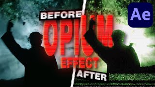 Opium NIGHT VISION effect WITHOUT Plugins After Effects Tutorial [upl. by Akcirederf819]