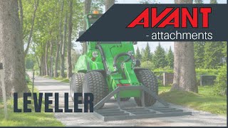 Avant attachments Leveller [upl. by Cerellia]