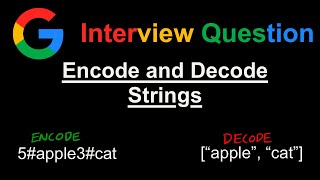 BLIND75 Encode and Decode Strings  Leetcode 271  Python [upl. by Eartha]