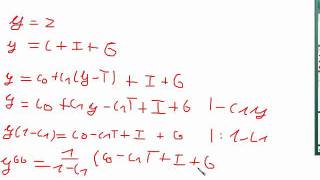 Makroökonomie 1 Aufgabe 10 b [upl. by Hugues]