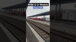 HanauHbf Abfahrt BR622RB86➡️GroßUmstadtWiebelsbach br622 vias shorts [upl. by Rehtae]