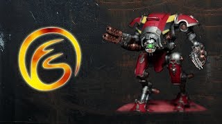 The Hobby Table  How To Quickly Paint Armiger Warglaives Warhammer 40k Firestorm Games [upl. by Anyela]