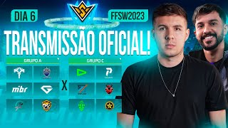 TRANSMISSÃO OFICIAL MUNDIAL FF  SEXTO DIA RUMO A FINAL  LOUDMIBR E MAGIC  WANHEDA PUTSGRILO [upl. by Airamzul]