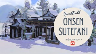 CONSTRUCTION ✨Speed Build  rénovation  Osen Sutefani ✨SIMS 4 [upl. by Yspyg]