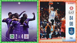 STGALLENFIORENTINA amp OLIMPIAEFES  UEFA Conference League amp Euroleague 202425  Live Reaction [upl. by Rusert]