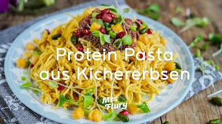 Kichererbsen Pasta selber machen  Rezept Kicherbsennudeln glutenfrei  mit der Cuisinart [upl. by Rednaxela553]