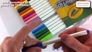 CRAYOLA 20 SUPERTIPS WASHABLE MARKERS [upl. by Redna]