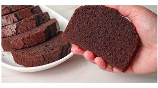 Chocolate cakeChocolate cake without ovenEasy and quick [upl. by Pyotr]