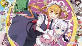 Miss Kobayashis Dragon Maid Season 2  Opening Full Ai no Supreme by Fhána [upl. by Artemed311]