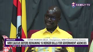 NRM Caucus Defers Remaining 16 Merger Bills For Government Agencies [upl. by Nailuj]