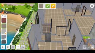 Sims mobile two floor house EDGEWATER QUAY [upl. by Jaclyn]