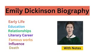 Emily Dickinson Biography and Works in UrduHindi [upl. by Uriah924]