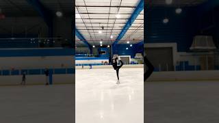 Back Biellmann attempt😂 it need work iceskating figureskater christmas transsiberianorchestra [upl. by Lal]