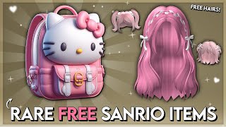 HURRY GET 8 NEW CUTE FREE SANRIO ITEMS amp HAIRS TODAY [upl. by Leirza]