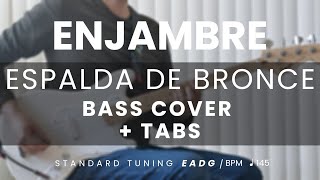 Enjambre  Espalda De Bronce BASS COVER  TABS [upl. by Seravart567]