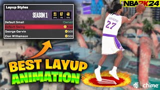 The Best Layup Animations on NBA 2K24 [upl. by Wrand]