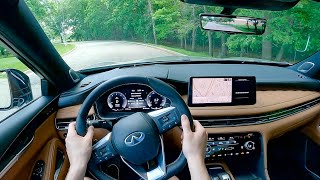 2022 Infiniti QX60 Autograph  POV Test Drive Binaural Audio [upl. by Leirrad358]