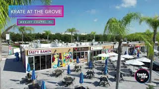 Krate at the Grove in Wesley Chapel  Taste and See Tampa Bay [upl. by Ytsrik]