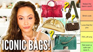 RANKING the MOST FAMOUS IT BAGS  Givenchy Chanel Balenciaga etc [upl. by Erialcyram507]