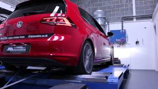 Golf GTD MK7 TUNED On Dyno  JF Automotive [upl. by Ljoka]