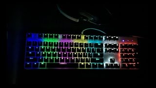 Changing Backlit Color Modes of HAVIT HVKB366L Mechanical Keyboard [upl. by Mcripley]