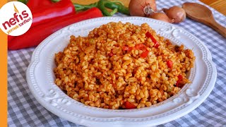 Lokanta Usulü Bulgur Pilavı  Ölçüsü Asla Şaşmaz 💯 [upl. by Sudaorb]