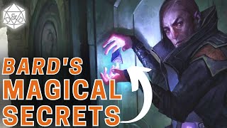 Top 4 Ways to Use Bards Magical Secrets  DampD 5e Bard Mastery Series [upl. by Nnad248]