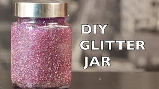 DIY How To Make A Glitter Jar [upl. by Eitsirk]