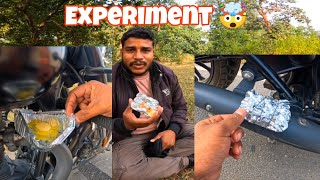 Royal Enfield Ke Sath Ek Experiment 🤯  Bike se Anda Bana Diya 😱  experiment  MonuonRoads [upl. by Lash456]