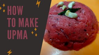 How to Make Red Beetroot Upma at home  Experiment [upl. by Ephrayim]