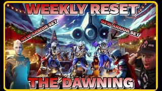 Destiny 2  WEEKLY RESET STREAM THE DAWNING LAUNCH NEW ARMOR amp WEAPONS [upl. by Calista862]