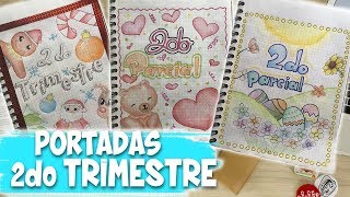 Portadas para cuadernos de SEGUNDO TRIMESTRE [upl. by Jaynell146]