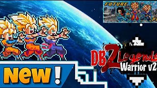 💥COOL OLD GAME DBZ Legends Warrior V2 ‼️New Gameplay ‼️ [upl. by Nytsuj186]